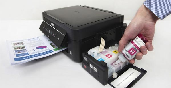 Epson l355 заправка коды чернил